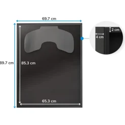 Merkloos Wissellijst - Fotolijst - 3D Box Frame - Fotokader - 70x90cm - Zwart Discount