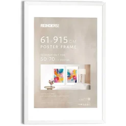 Reinders Wissellijst hout Poster 61x91,5 of 50x70 Wit - 61 x 91,5 - Wit Sale