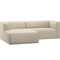WOOOD Bean Chaise Longue Bank Links - Melange - Beige - 73x254x178 Sale