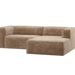 WOOOD Bean Chaise Longue Bank Rechts - Chenille Velvet - Terra Online