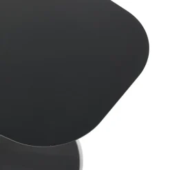 WOOOD Bijzettafel Lia - Metaal - Zwart - 50x50x38