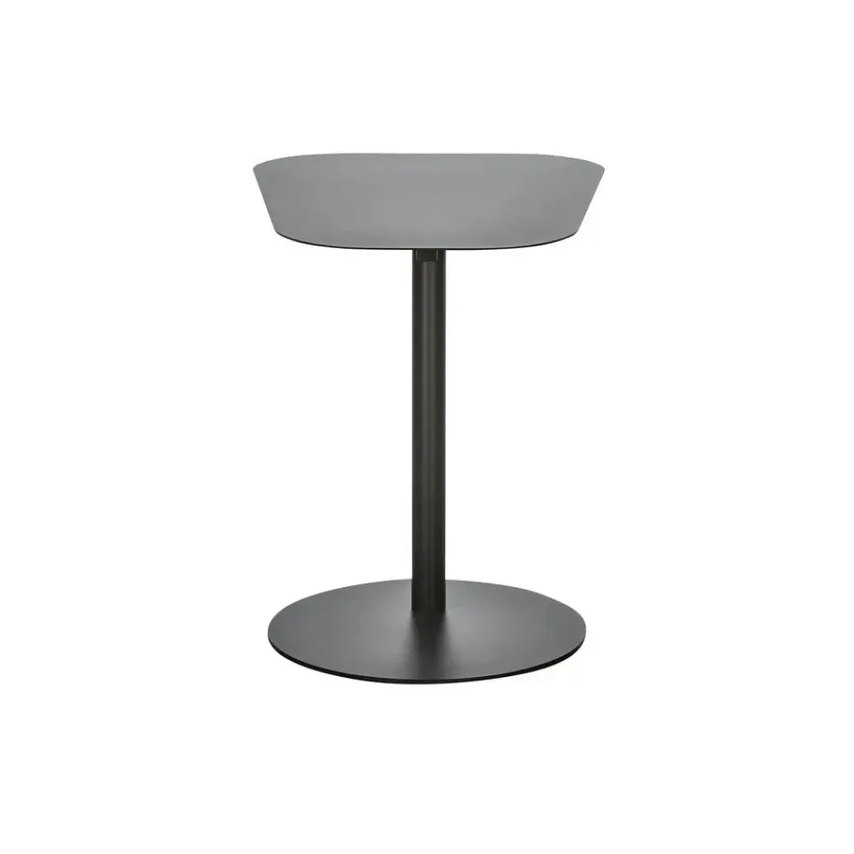 WOOOD Bijzettafel Lia - Metaal - Zwart - 50x50x38