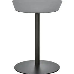 WOOOD Bijzettafel Lia - Metaal - Zwart - 50x50x38