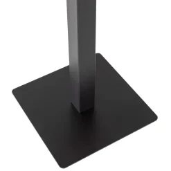 WOOOD Bistro Vierkante Bartafel Poot - Metaal - Zwart- 105x50x50 Clearance