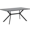 WOOOD Bruno Eettafel - Mdf - Zwart - 160x90 Outlet