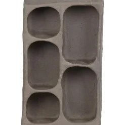 WOOOD Clay Wandkastje - Papier Mache - Grijs - 70x45x23 Online