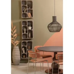 WOOOD Clay Wandkastje - Papier Mache - Grijs - 70x45x23 Online