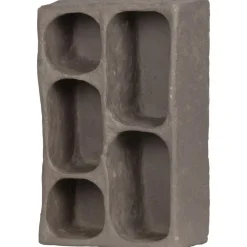 WOOOD Clay Wandkastje - Papier Mache - Grijs - 70x45x23 Online