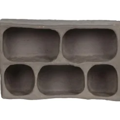 WOOOD Clay Wandkastje - Papier Mache - Grijs - 70x45x23 Online