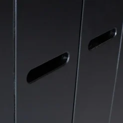 WOOOD Connect Kledingkast 3-Deurs met Lade - Grenen -Zwart- 195x140x53 Hot