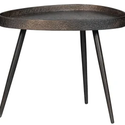 WOOOD Crude Bijzettafels - Zink - Antique Bronze - 39x71x52 Outlet