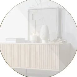 WOOOD Doutzen Spiegel - Metaal - Goud - 115x115x5 Hot