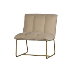 WOOOD Fie Fauteuil - Ribstof - Zand - 77x64x71 Discount