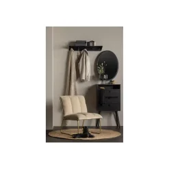 WOOOD Fie Fauteuil - Ribstof - Zand - 77x64x71 Discount