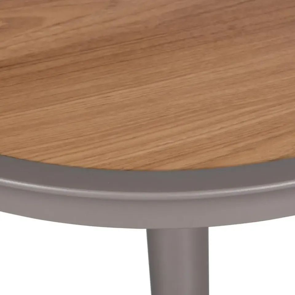 WOOOD Jeppe Hoogte Verstelbare Tuin Bartafel - Aluminium - Bruin/Grijs