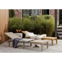 WOOOD Jinte Ligbed Tuin - Kunststof - Zand - 29x55x191 Online