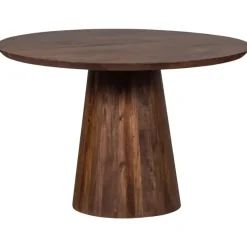 WOOOD Limit Eetkamertafel - Mangohout - Walnoot - 76x130x130