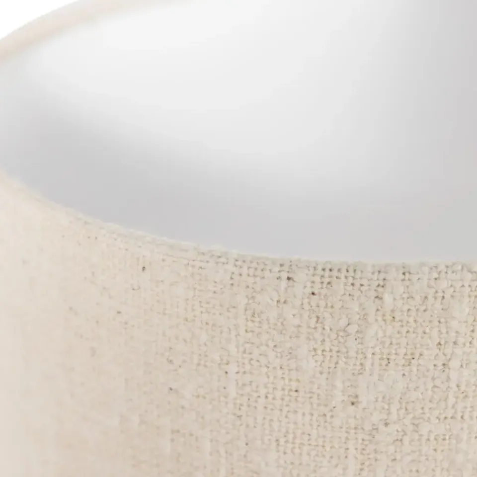 BePureHome WOOOD Loft Vloerlamp - Metaal/Bouclé - Naturel - 130xØ30 cm Online