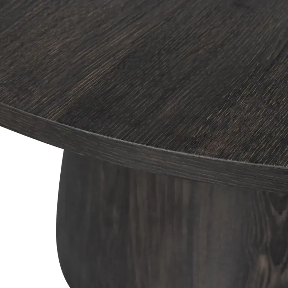 WOOOD Maan Salontafel - MDF - Donkerbruin - 45x60x60 Best