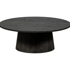 WOOOD Maan Salontafel - MDF - Donkerbruin - 35x100x100 New