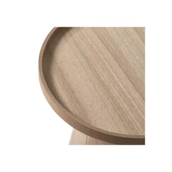 WOOOD Maud Bijzettafel - Hout - Naturel - 38x39x39 Clearance