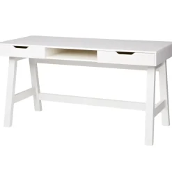WOOOD Nikki Bureau - Grenenhout - Wit - 75x140x62 New