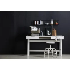 WOOOD Nikki Bureau - Grenenhout - Wit - 75x140x62 New
