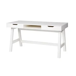 WOOOD Nikki Bureau - Grenenhout - Wit - 75x140x62 New