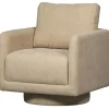WOOOD Oscar Draaifauteuil - Chenille - Naturel - 64x78x79 Online