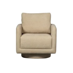 WOOOD Oscar Draaifauteuil - Chenille - Naturel - 64x78x79 Online
