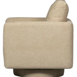 WOOOD Oscar Draaifauteuil - Chenille - Naturel - 64x78x79 Online