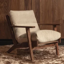 WOOOD Praline Vloerkleed - Nougat - 1x200x200