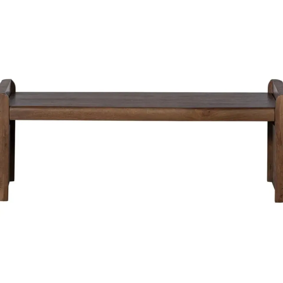 BePureHome WOOOD Prop Bankje - Hout - Warm Bruin - 40x120x45 New