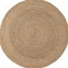 WOOOD Ross Vloerkleed - Jute - Naturel - 1x150x150 Hot