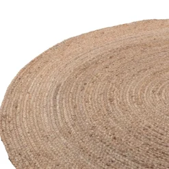 WOOOD Ross Vloerkleed - Jute - Naturel - 1x150x150 Hot