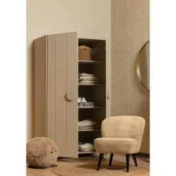 WOOOD Ross Vloerkleed - Jute - Naturel - 1x150x150 Hot