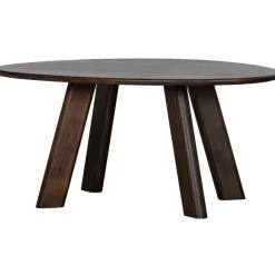 WOOOD Roundly Eetkamertafel - Mangohout - Walnoot - 76x160x110 Discount