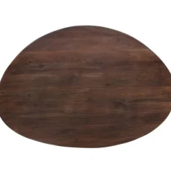 WOOOD Roundly Eetkamertafel - Mangohout - Walnoot - 76x160x110 Discount
