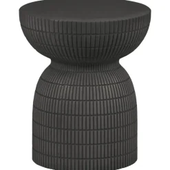 WOOOD Samson Bijzettafel - Fiber Clay - Coffee - 44x37x37 New