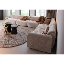 WOOOD Samson Bijzettafel - Fiber Clay - Coffee - 44x37x37 New