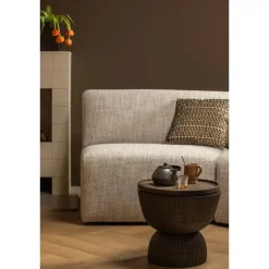 WOOOD Samson Bijzettafel - Fiber Clay - Coffee - 35x40x40 Online