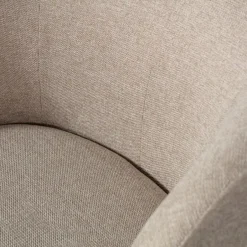 WOOOD Serra Draaifauteuil - Geweven Stof - Zand - 68x70x77 Hot