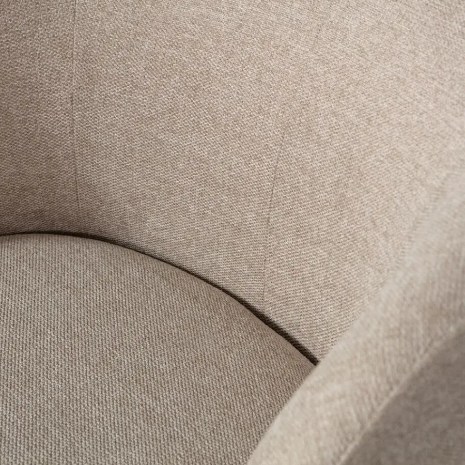 WOOOD Serra Draaifauteuil - Geweven Stof - Zand - 68x70x77 Hot
