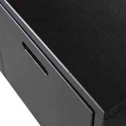 WOOOD Silke Kistbank Met Lades - Grenen - Diepzwart - 36x120x50 Hot