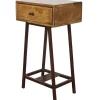 WOOOD Skybox Sidetable - Hout/Metaal - Naturel - 70x45x30 Sale