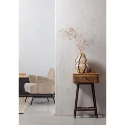 WOOOD Skybox Sidetable - Hout/Metaal - Naturel - 70x45x30 Sale