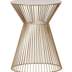WOOOD Suus Bijzettafel - Metaal - Goud - 46xØ35 Clearance