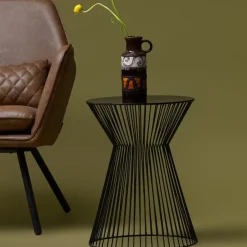 WOOOD Suus Bijzettafel - Metaal - Zwart - 46x Ø35 Sale