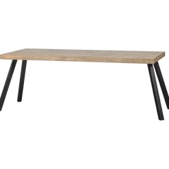 WOOOD Tablo Tafel Visgraat met 2-standen Poot - Mango - 75x180x90 New