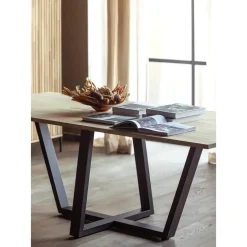 WOOOD Tablo Tafelblad - Eiken - 220x2,4x90 Clearance